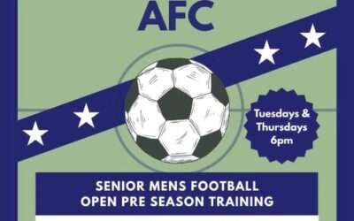 QUEENSTOWN AFC MEN’S SENIORS Pre-season